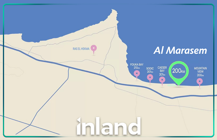 Location of Al Marasem Ras EL Hekma